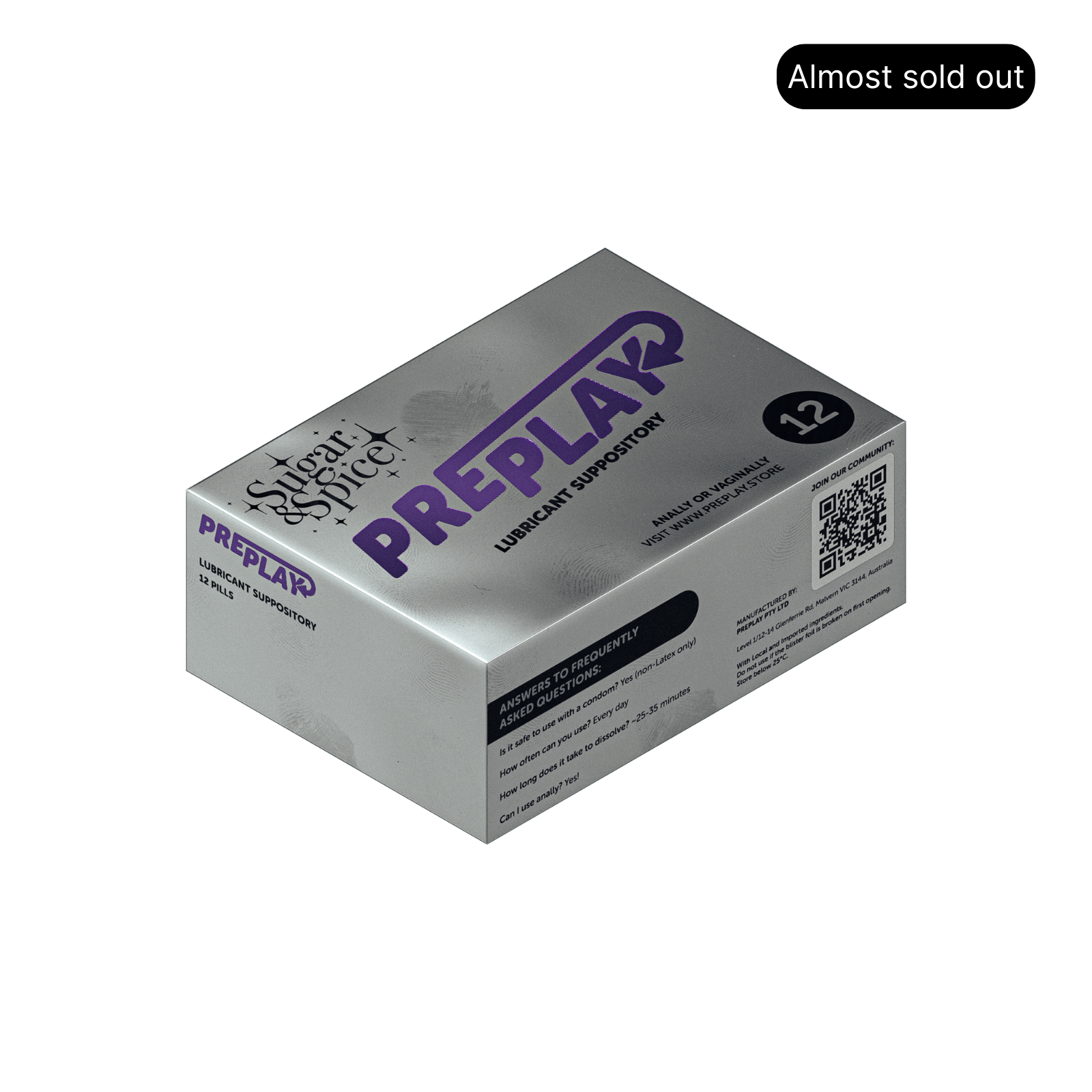 Preplay 12 PrePlay Suppositories – Preplay