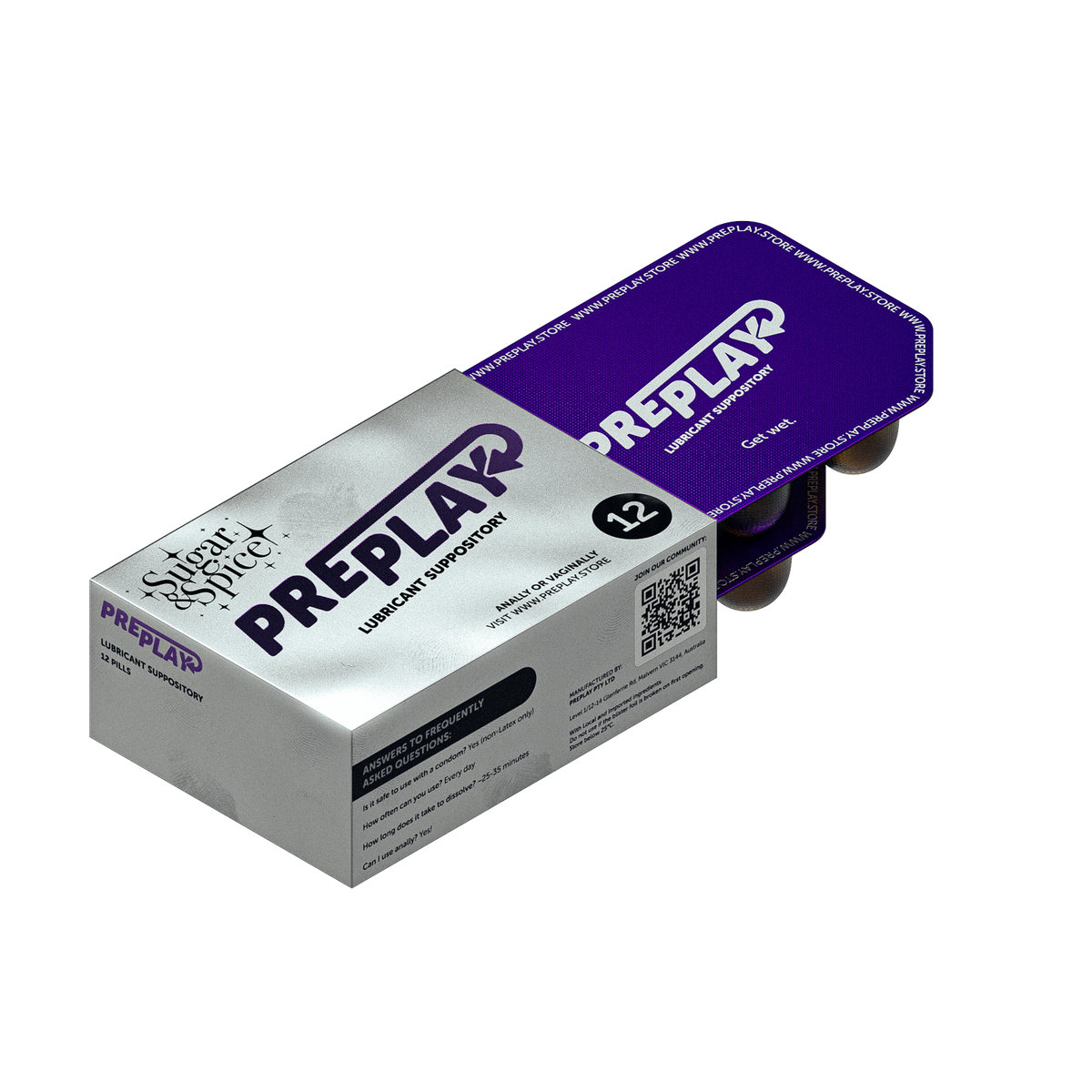 Preplay 12 PrePlay Suppositories – Preplay